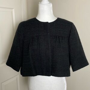 Theory: Caplet/ Bolero /Crop Boucle Jacket